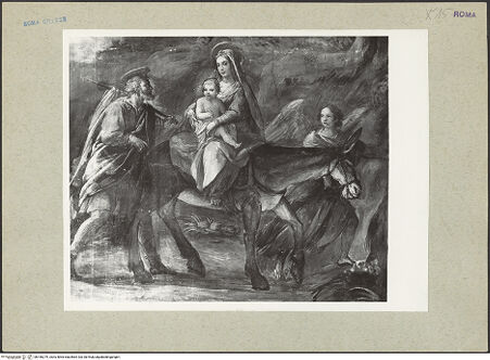 Vorderseite von Rigamonti [https://www.deutsche-digitale-bibliothek.de/content/lizenzen/rv-fz/] Zyklus mit Szenen des alten und des neuen TestamentsTraum Josephs und Flucht nach Ägypten - , bh166279_recto. Foto.