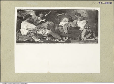 Vorderseite von Rigamonti [https://www.deutsche-digitale-bibliothek.de/content/lizenzen/rv-fz/] Traum Josephs, flankiert von König David und Prophet - Mittlere Tafel: Traum Josephs, bh166281_recto. Foto.