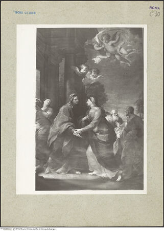 Vorderseite von Bibliotheca Hertziana [https://www.deutsche-digitale-bibliothek.de/content/lizenzen/rv-fz/] Heimsuchung Mariä - , bh166298_recto. Foto: Rigamonti.