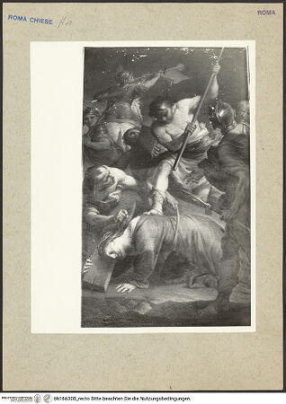 Vorderseite von Bibliotheca Hertziana [https://www.deutsche-digitale-bibliothek.de/content/lizenzen/rv-fz/] Passion ChristiChristus fällt unter dem Kreuz - , bh166308_recto. Foto: Rigamonti.