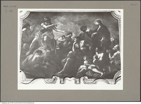 Vorderseite von Bibliotheca Hertziana [https://www.deutsche-digitale-bibliothek.de/content/lizenzen/rv-fz/] Predigt des Täufers - , bh166551_recto. Foto: Rigamonti.