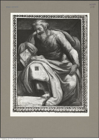 Vorderseite von Bibliotheca Hertziana [https://www.deutsche-digitale-bibliothek.de/content/lizenzen/rv-fz/] Szenen aus dem Marienleben, Evangelisten und ProphetenGottvater und Propheten - Prophet zur linken Gottvaters (oben), bh166607_recto. Foto: Rigamonti.