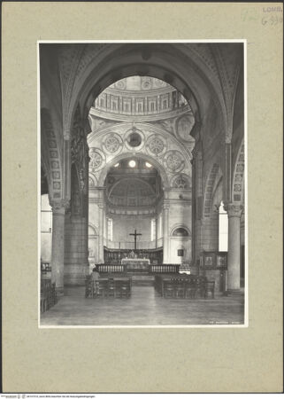 Vorderseite von Aragozzini [https://www.deutsche-digitale-bibliothek.de/content/lizenzen/rv-ez/] Santa Maria delle Grazie - Vierung, Chor und Apsis von Westen, bh167010_recto. Foto: Aragozzini.