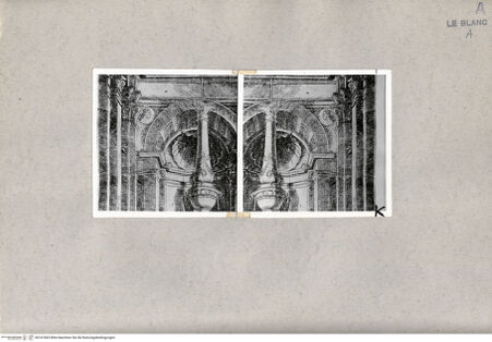 Vorderseite von British Museum? [http://creativecommons.org/publicdomain/mark/1.0/] "Tempio in rovina" (Architekturzeichnung mit Figuren) - obere Details der Architekturzeichnung, bh167465. Foto.