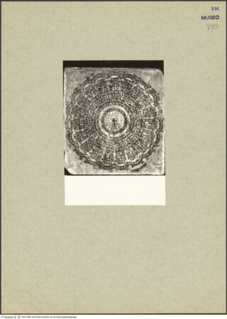 Vorderseite von unbekannt [https://www.deutsche-digitale-bibliothek.de/content/lizenzen/rv-fz/] Liturgischer Kalender, Zyklus von Ostern 532-626 - Gesamtansicht, bh167885_recto. Foto.