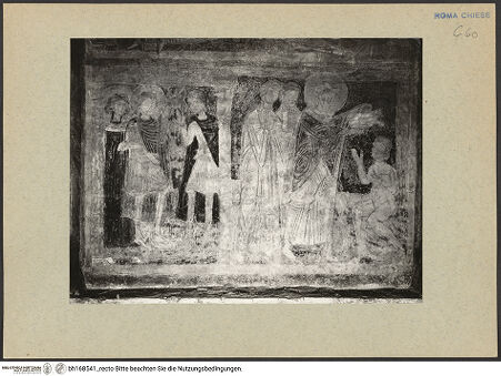 Vorderseite von ICCD [https://rightsstatements.org/page/CNE/1.0/] Szenen aus dem Leben und der Passion Christi, verschiedene Märtyrer und Szenen aus der Vita der Heiligen Urban und CaeciliaVita der Heiligen Urban und Caecilia - Bekehrung und Taufe des Tiburtius, bh168541_recto. Foto.