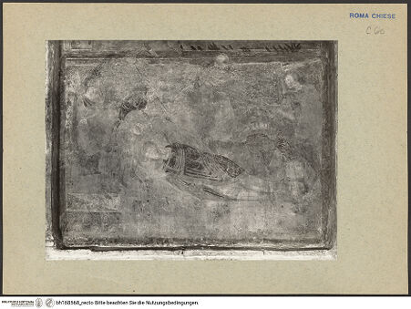 Vorderseite von ICCD [https://rightsstatements.org/page/CNE/1.0/] Szenen aus dem Leben und der Passion Christi, verschiedene Märtyrer und Szenen aus der Vita der Heiligen Urban und CaeciliaMärtyerszenen - Enthauptung mehrerer Märtyrer, bh168568_recto. Foto.