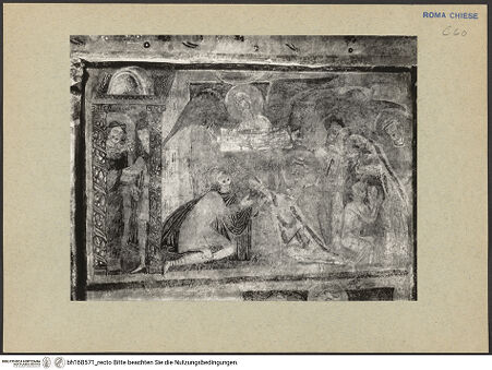 Vorderseite von ICCD [https://rightsstatements.org/page/CNE/1.0/] Szenen aus dem Leben und der Passion Christi, verschiedene Märtyrer und Szenen aus der Vita der Heiligen Urban und CaeciliaVita der Heiligen Urban und Caecilia - Die heilige Caecilia im Gespräch mit Valerian & Bekehrung und Taufe des Valerian, bh168571_recto. Foto.