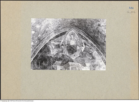 Vorderseite von Pace, Valentino [https://www.deutsche-digitale-bibliothek.de/content/lizenzen/rv-fz/] Szenen aus dem Leben Christi, Mariens und des heiligen SebastianTod und Himmelfahrt Mariens - Detail: Himmelfahrt Mariens, bh168678_recto. Foto: Pace, Valentino.