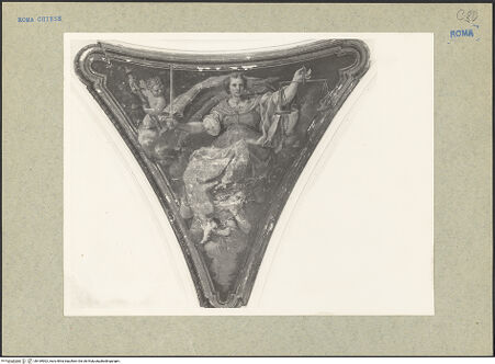 Vorderseite von Bibliotheca Hertziana [https://www.deutsche-digitale-bibliothek.de/content/lizenzen/rv-fz/] Triumph der KardinaltugendenJustitia - Gesamtansicht, bh169902_recto. Foto: Rigamonti.