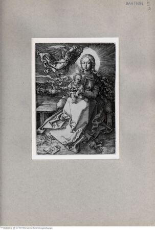 Vorderseite von  [http://creativecommons.org/publicdomain/mark/1.0/] Maria, von einem Engel gekrönt - , bh170670. Foto.