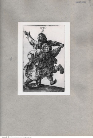 Vorderseite von  [http://creativecommons.org/publicdomain/mark/1.0/] Das tanzende Bauernpaar - , bh170695. Foto.