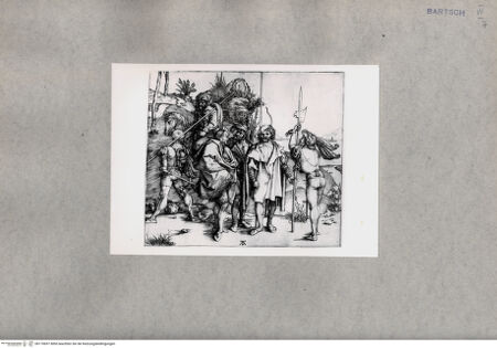 Vorderseite von  [http://creativecommons.org/publicdomain/mark/1.0/] Die sechs Kriegsleute - , bh170697. Foto.