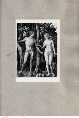 Vorderseite von  [http://creativecommons.org/publicdomain/mark/1.0/] Adam und Eva - , bh170701. Foto.
