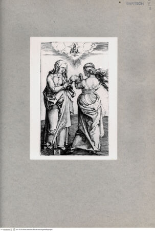 Vorderseite von  [http://creativecommons.org/publicdomain/mark/1.0/] Die heilige Anna und Maria mit dem Kinde, stehend (Die heilige Anna Selbdritt) - , bh170730. Foto.