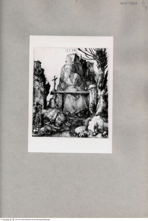 Vorderseite von  [http://creativecommons.org/publicdomain/mark/1.0/] Der Heilige Hieronymus neben dem Weidenbaum - , bh170737. Foto.
