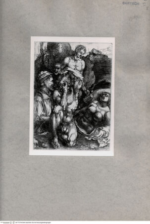 Vorderseite von  [http://creativecommons.org/publicdomain/mark/1.0/] Der Verzweifelte / Studienblatt mit fünf Figuren (Der Verzweifelnde) - , bh170746. Foto.