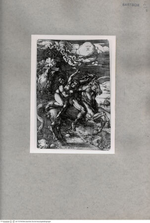 Vorderseite von  [http://creativecommons.org/publicdomain/mark/1.0/] Die Entführung auf dem Einhorn - , bh170748. Foto.
