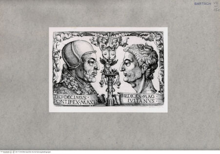 Vorderseite von  [http://creativecommons.org/publicdomain/mark/1.0/] ... Papst Leo X. und Julius de Medici - , bh171239. Foto.
