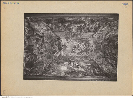 Vorderseite von ICCD [https://www.deutsche-digitale-bibliothek.de/content/lizenzen/rv-ez/] Allegorie der Göttlichen Vorhersehung - Gesamtansicht, bh173085_recto. Foto.