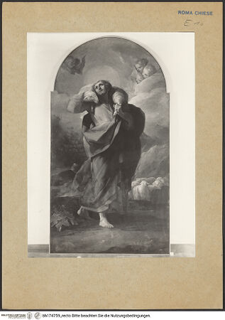 Vorderseite von ICCD [https://www.deutsche-digitale-bibliothek.de/content/lizenzen/rv-ez/] Der gute Hirte - , bh174759_recto. Foto.