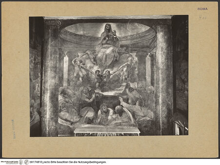 Vorderseite von ICCD [https://www.deutsche-digitale-bibliothek.de/content/lizenzen/rv-ez/] KapellenausstattungMariä Himmelfahrt - Gesamtansicht, bh174813_recto. Foto.