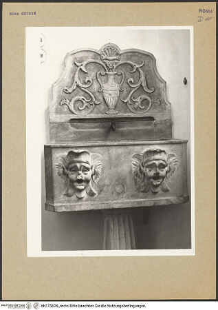 Vorderseite von Hutzel, Max [https://rightsstatements.org/page/CNE/1.0/] Lavabo - Detail, bh175636_recto. Foto: Hutzel, Max.