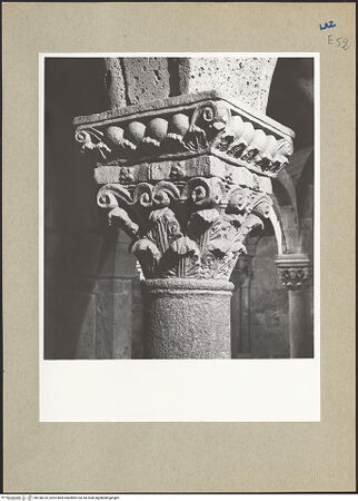 Vorderseite von Getty Research Institute [https://www.deutsche-digitale-bibliothek.de/content/lizenzen/rv-ez/] Korinthisierendes Kapitell - , bh180225_recto. Foto: Hutzel, Max.