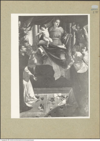 Vorderseite von Getty Research Institute [https://www.deutsche-digitale-bibliothek.de/content/lizenzen/rv-ez/] RosenkranzaltarRosenkranzmadonna - Gesamtansicht, bh180934_recto. Foto: Hutzel, Max.