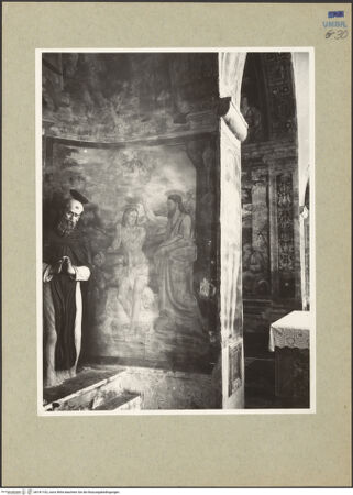 Vorderseite von Getty Research Institute [https://www.deutsche-digitale-bibliothek.de/content/lizenzen/rv-ez/] Ausmalung der linken ApsisDie Taufe Christi im Jordan - Gesamtansicht, bh181102_recto. Foto: Hutzel, Max.