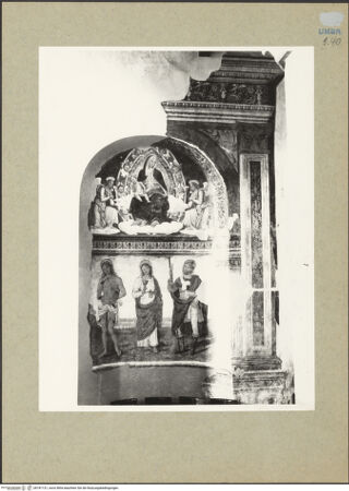 Vorderseite von Getty Research Institute [https://www.deutsche-digitale-bibliothek.de/content/lizenzen/rv-ez/] Ausmalung der Kapelle der Arroni - Gesamtansicht, bh181131_recto. Foto: Hutzel, Max.