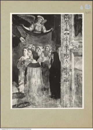 Vorderseite von Getty Research Institute [https://www.deutsche-digitale-bibliothek.de/content/lizenzen/rv-ez/] Mater Misericordiae und Szenen aus der Passion ChristiGottvater und Mater Misericordiae - Detail: Figurengruppe rechts, bh181135_recto. Foto: Hutzel, Max.