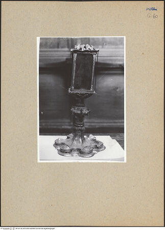 Vorderseite von ICCD [https://www.deutsche-digitale-bibliothek.de/content/lizenzen/rv-ez/] Reliquiar der Knochen des Heiligen Christophorus - Gesamtansicht, bh182100_recto. Foto.