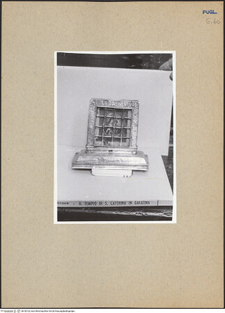 Vorderseite von ICCD [https://www.deutsche-digitale-bibliothek.de/content/lizenzen/rv-ez/] Reliquiar der Maria - Gesamtansicht, bh182102_recto. Foto.