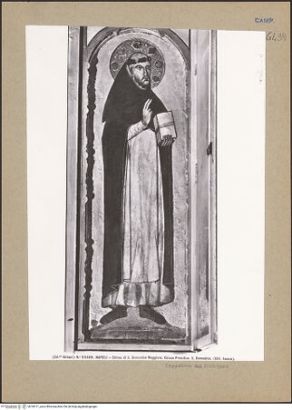 Vorderseite von Alinari [https://www.deutsche-digitale-bibliothek.de/content/lizenzen/rv-ez/] Hl. Dominikus - Gesamtansicht, bh184111_recto. Foto.