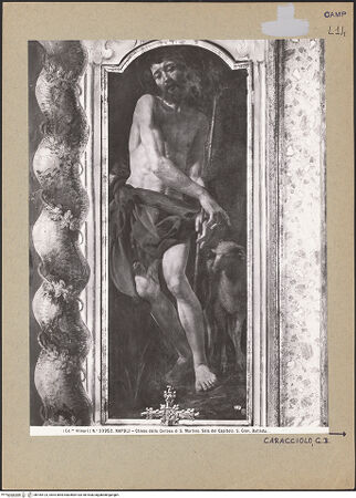 Vorderseite von Alinari [https://www.deutsche-digitale-bibliothek.de/content/lizenzen/rv-ez/] Heiliger Johannes der Täufer - Gesamtansicht, bh184123_recto. Foto.