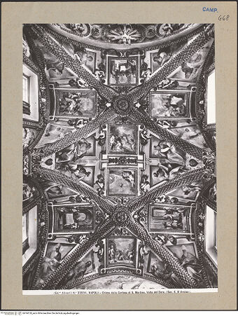 Vorderseite von Alinari [https://www.deutsche-digitale-bibliothek.de/content/lizenzen/rv-ez/] Szenen aus dem Alten und Neuen Testament; Evangelisten; Kirchenväter; Heiligen; Propheten - Gesamtansicht, bh184128_recto. Foto.