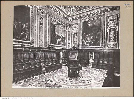 Vorderseite von Alinari [https://www.deutsche-digitale-bibliothek.de/content/lizenzen/rv-ez/] Certosa di San Martino - Chor von Südwesten, bh184129_recto. Foto.