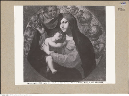 Vorderseite von Alinari [https://www.deutsche-digitale-bibliothek.de/content/lizenzen/rv-ez/] Madonna - Gesamtansicht, bh184145_recto. Foto.