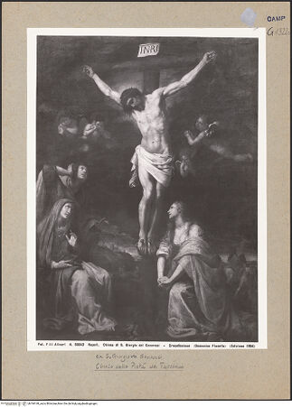 Vorderseite von Alinari [https://www.deutsche-digitale-bibliothek.de/content/lizenzen/rv-ez/] Kreuzigung - Gesamtansicht, bh184149_recto. Foto.