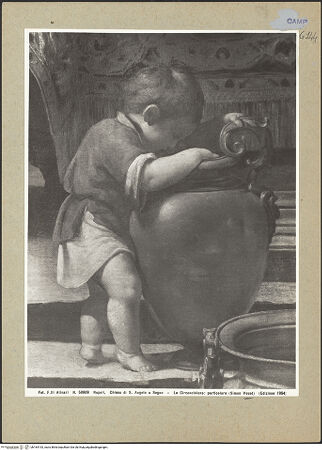 Vorderseite von Alinari [https://www.deutsche-digitale-bibliothek.de/content/lizenzen/rv-ez/] Die Darbringung des Christuskindes im Tempel - Detail, bh184153_recto. Foto.