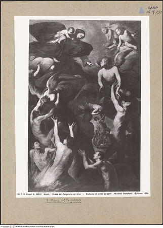 Vorderseite von Alinari [https://www.deutsche-digitale-bibliothek.de/content/lizenzen/rv-ez/] Madonna delle Grazie (die Madonna hilft den Seelen im dem Fegfeuer) - Gesamtansicht, bh184158_recto. Foto.