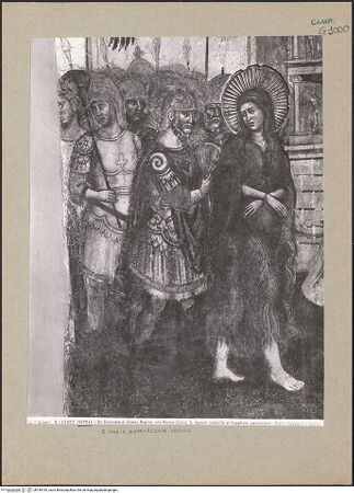 Vorderseite von Alinari [https://www.deutsche-digitale-bibliothek.de/content/lizenzen/rv-ez/] Szenen aus dem Leben der heiligen AgnesDie entkleidete Heilige wird wundersamerweise von ihren Haaren bedeckt - Detail, Agnes, bh184183_recto. Foto.