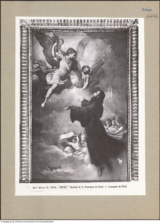 Vorderseite von Alinari [https://www.deutsche-digitale-bibliothek.de/content/lizenzen/rv-ez/] Glorie des heiligen Franziskus von Paola - Gesamtansicht, bh184202_recto. Foto.