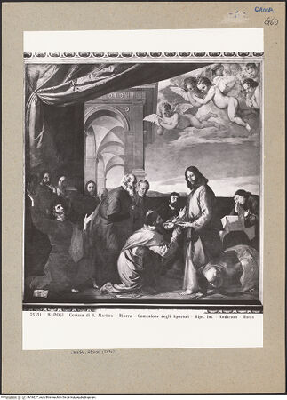 Vorderseite von Alinari [https://www.deutsche-digitale-bibliothek.de/content/lizenzen/rv-ez/] Christus gibt den Aposteln die Kommunion - Gesamtansicht, bh184217_recto. Foto.