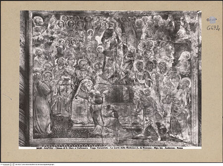 Vorderseite von Alinari [https://www.deutsche-digitale-bibliothek.de/content/lizenzen/rv-ez/] Szenen aus dem Leben MariäMarientod - Gesamtansicht, bh184237_recto. Foto.