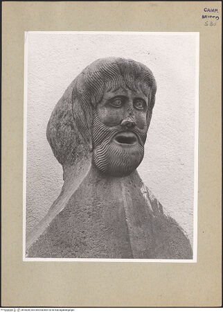 Vorderseite von Hutzel, Max [https://www.deutsche-digitale-bibliothek.de/content/lizenzen/rv-ez/] Herme mit männlichem Kopf - Seitenansicht von links, bh184280_recto. Foto: Hutzel, Max.