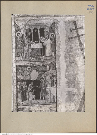 Vorderseite von ICCD [https://www.deutsche-digitale-bibliothek.de/content/lizenzen/rv-ez/] Der heilige Nikolaus der Pilger und Szenen aus seinem Leben - Szenen aus dem Leben des heiligen Nikolaus (linke Seite), bh184317_recto. Foto.