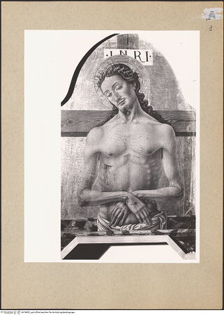 Vorderseite von Hutzel, Max [https://www.deutsche-digitale-bibliothek.de/content/lizenzen/rv-ez/] Imago Pietatis (Schmerzensmann) - Gesamtansicht, bh184681_recto. Foto: Hutzel, Max.