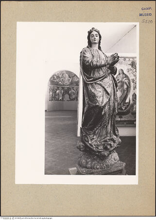 Vorderseite von Hutzel, Max [https://www.deutsche-digitale-bibliothek.de/content/lizenzen/rv-ez/] Maria Immaculata - Seitenansicht, bh184683_recto. Foto: Hutzel, Max.